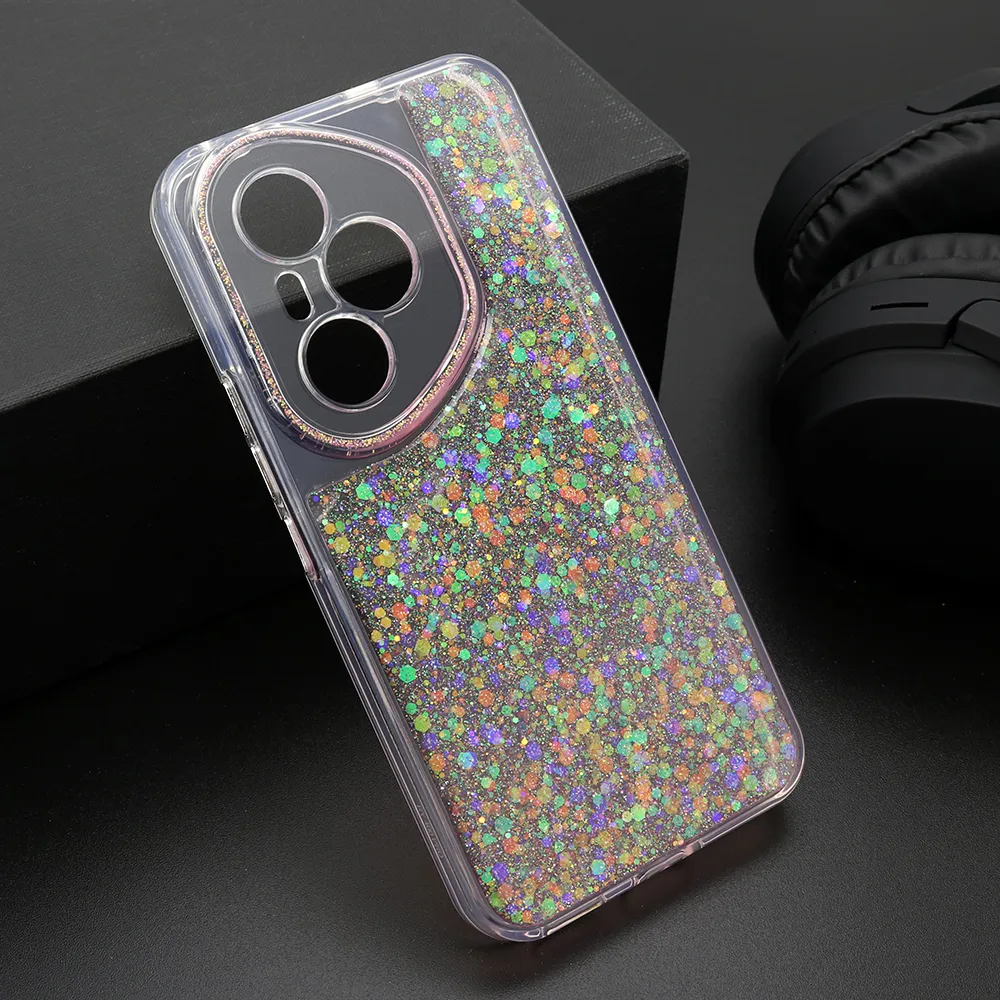 Futrola CRYSTAL GLOW za Honor 400 Pro roze