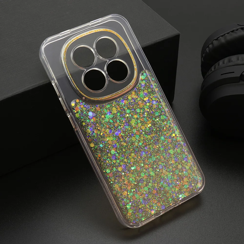 Futrola CRYSTAL GLOW za Xiaomi Redmi Note 15 Pro 5G narandzasta