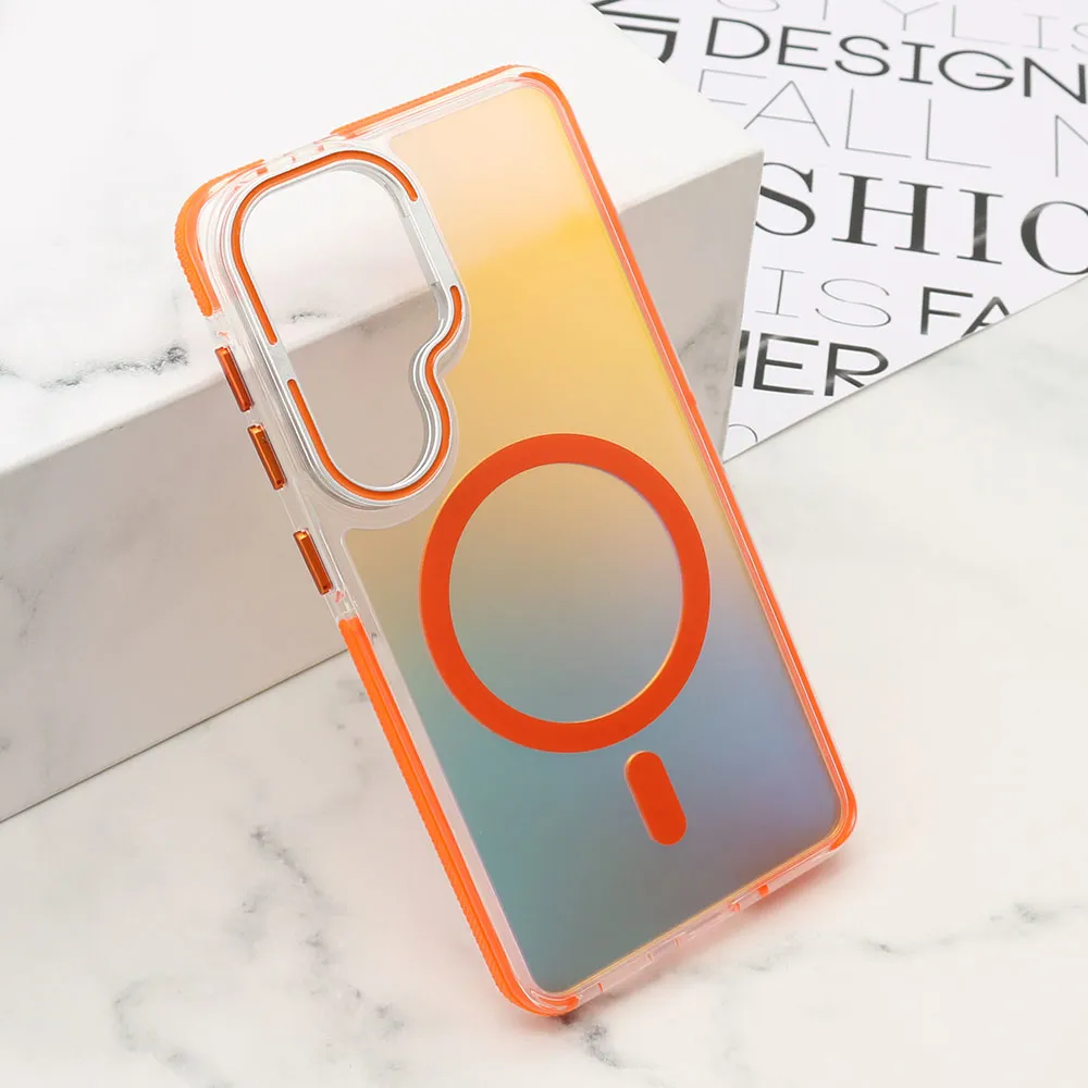 Futrola SHINE LOOK MagSafe za Samsung S941B Galaxy S26 5G narandzasta