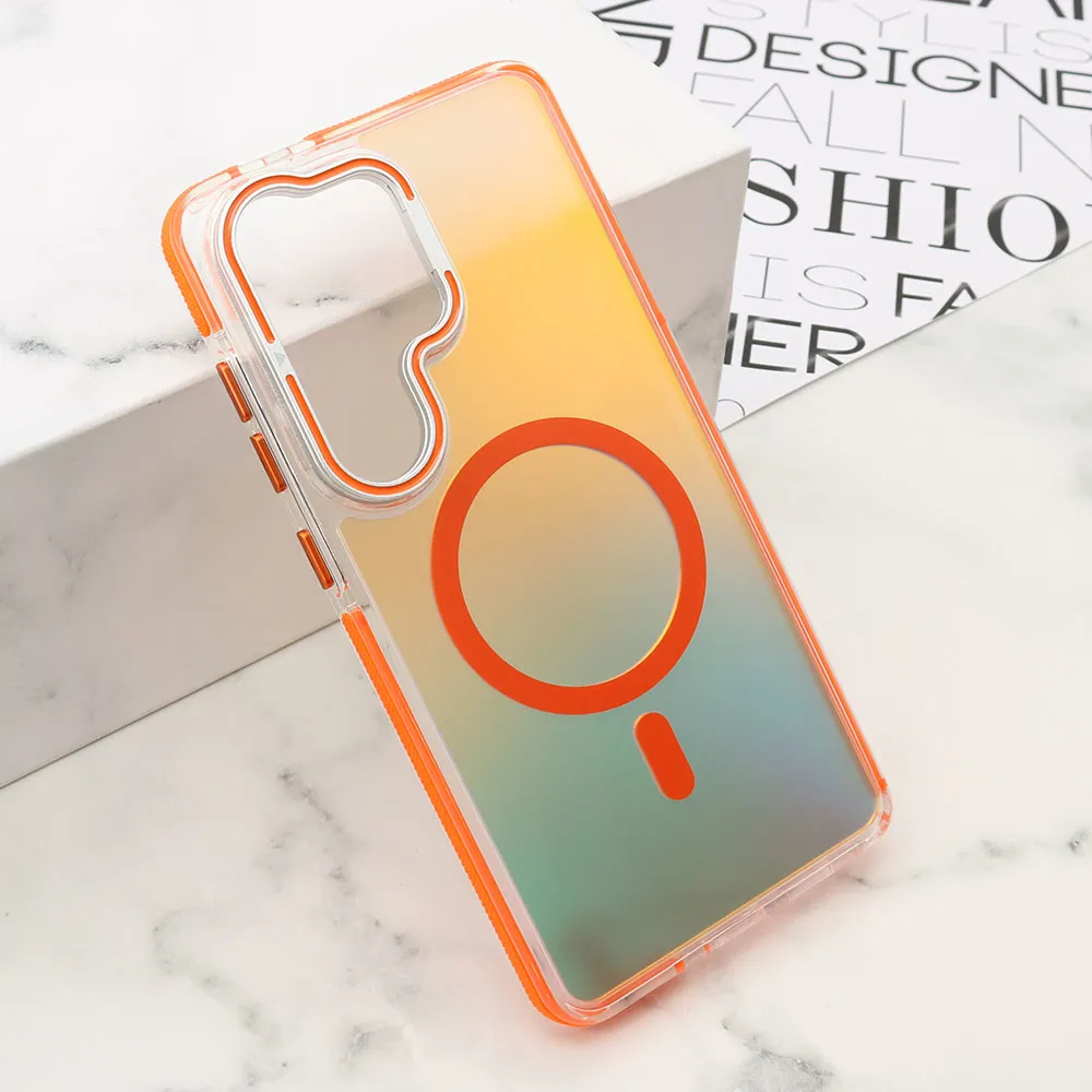 Futrola SHINE LOOK MagSafe za Samsung S948B Galaxy S26 Ultra 5G narandzasta