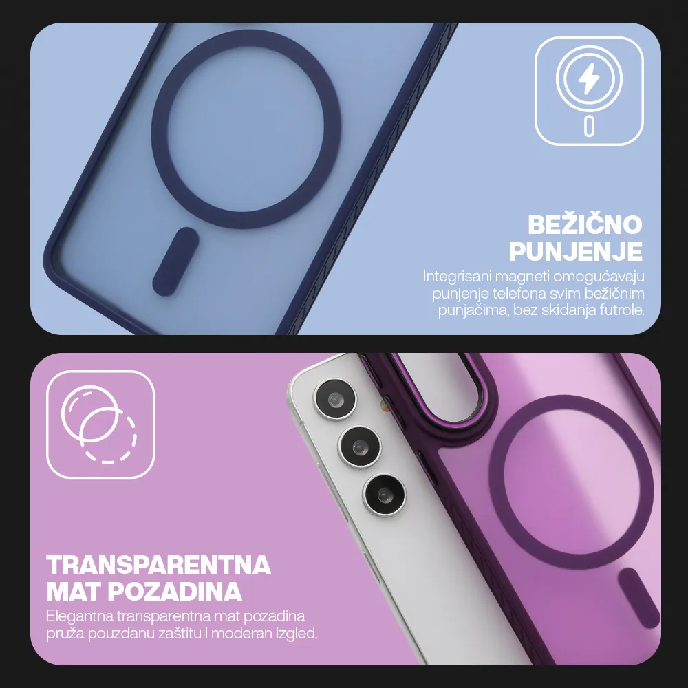 Futrola COLOR LOOK MagSafe za Samsung S941B Galaxy S26 5G ljubicasta