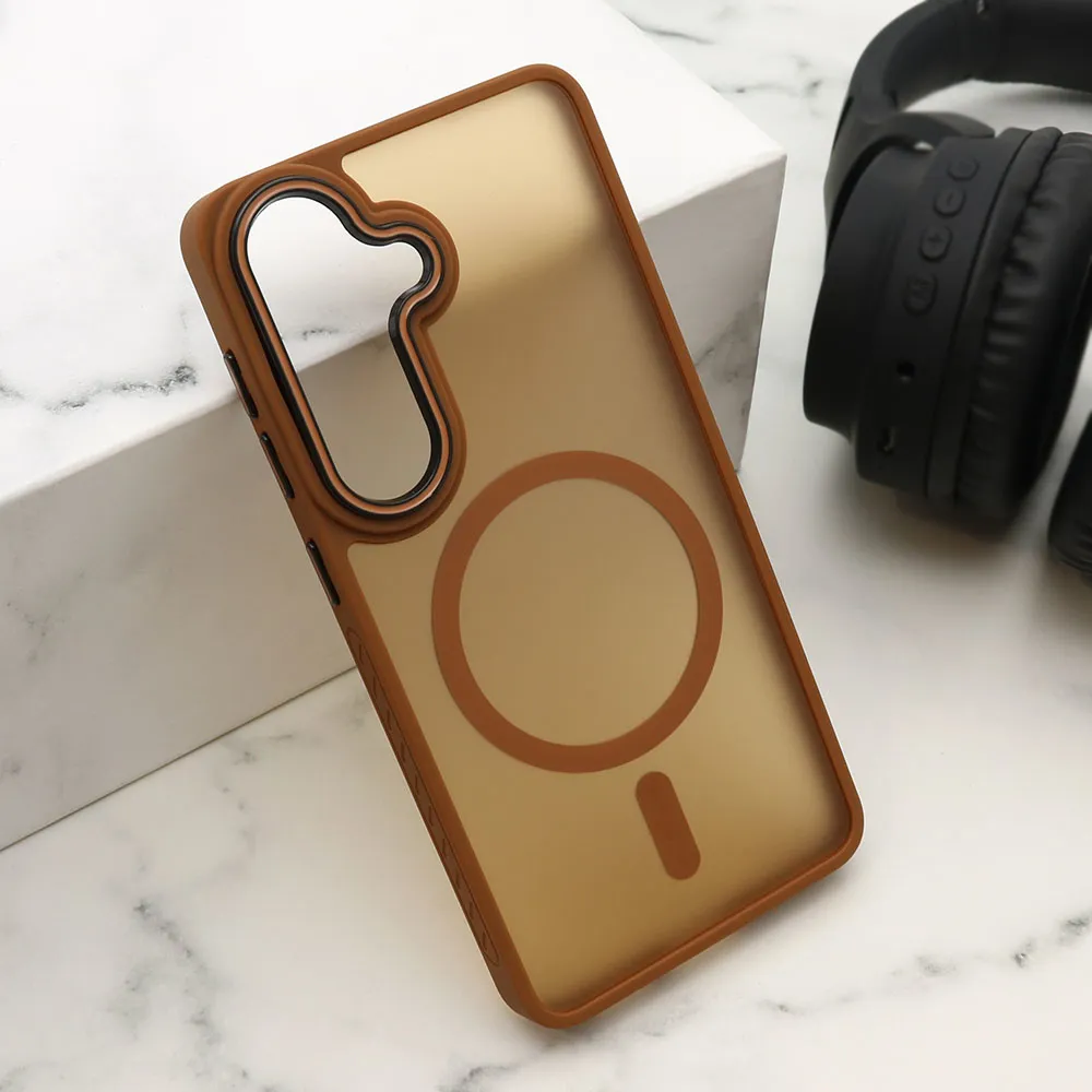 Futrola COLOR LOOK MagSafe za Samsung S941B Galaxy S26 5G braon