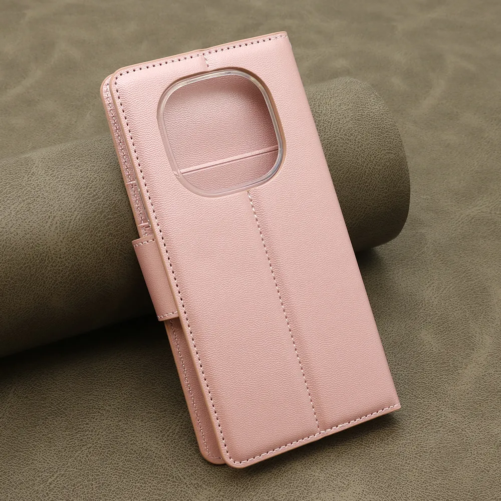 Futrola BI FOLD HANMAN II za Xiaomi Redmi Note 15 4G svetlo roze