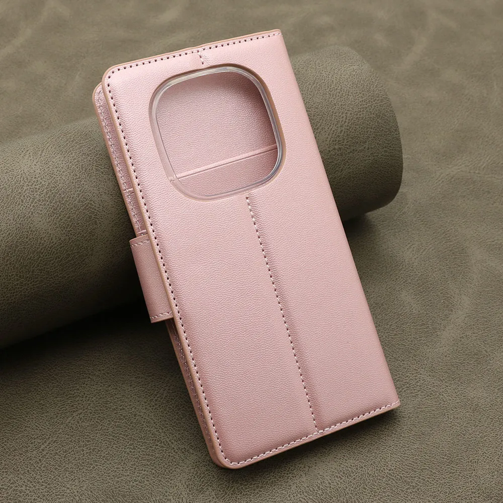 Futrola BI FOLD HANMAN II za Xiaomi Redmi Note 15 Pro 4G svetlo roze