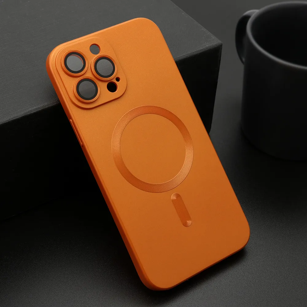 Futrola ELEGANT MAGSAFE za iPhone 13 Pro Max (6.7) narandzasta