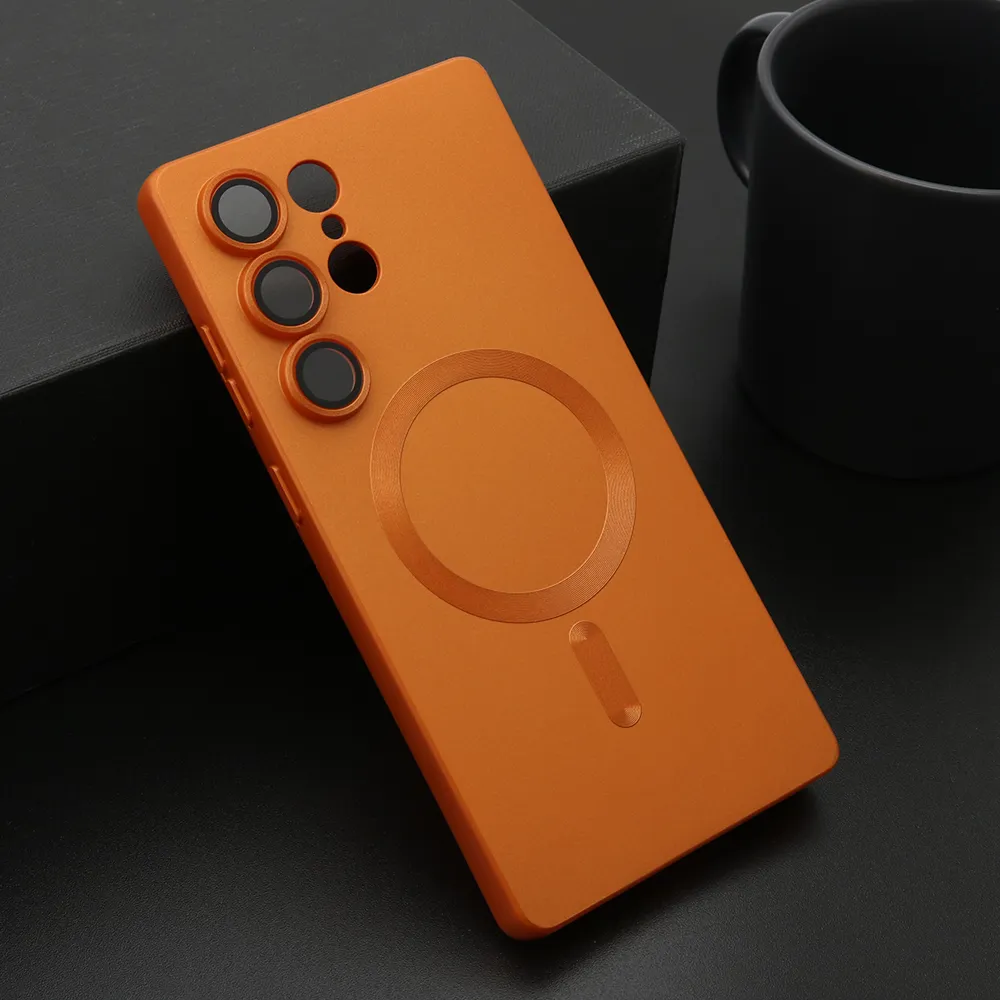 Futrola ELEGANT MAGSAFE za Samsung S938B Galaxy S25 Ultra 5G narandzasta
