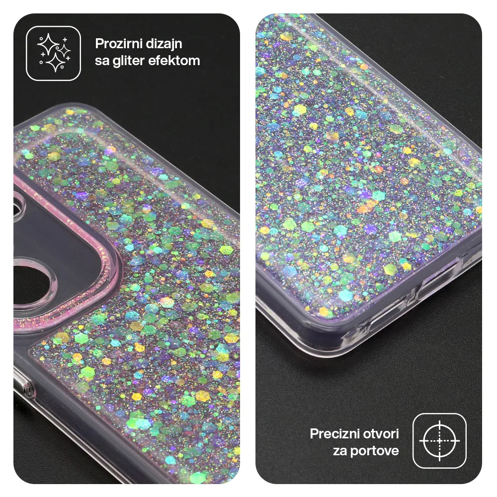 Futrola CRYSTAL GLOW za Samsung S941B Galaxy S26 5G ljubicasta