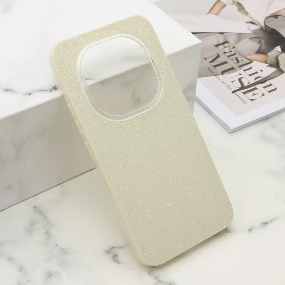 Futrola GLOW DUST za Xiaomi Redmi Note 15 Pro 5G (Global)/Xiaomi Redmi Note 15 Pro 5G (EU) bela