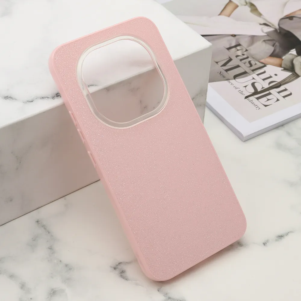 Futrola GLOW DUST za Xiaomi Redmi Note 15 Pro 5G (Global)/Xiaomi Redmi Note 15 Pro 5G (EU) roze