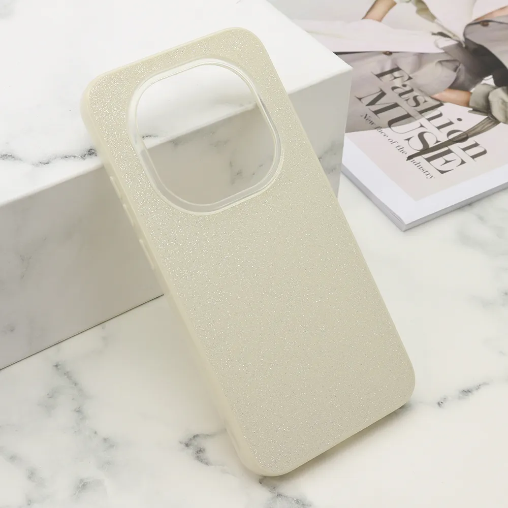 Futrola GLOW DUST za Xiaomi Redmi Note 15 Pro Plus 5G bela