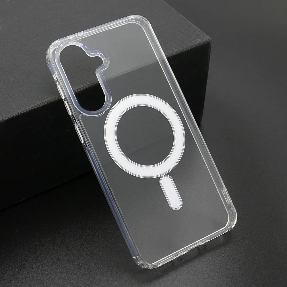 Futrola STANDARD MagSafe za Samsung A576B Galaxy A57 5G providna (bela)