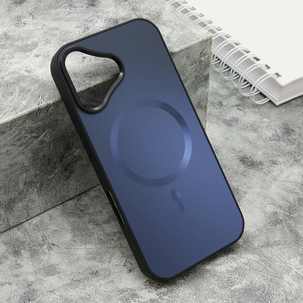 Futrola COLOR METAL Magsafe za iPhone 17 (6.3) crna (big camera)