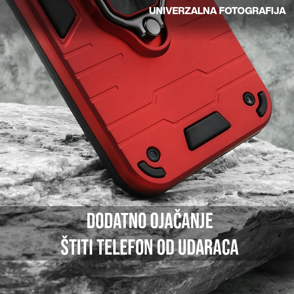 Futrola Square ring za Honor 600 crna
