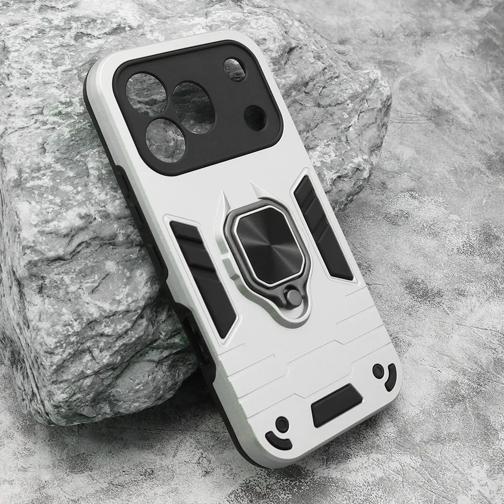 Futrola Square ring za Honor 600 Pro siva