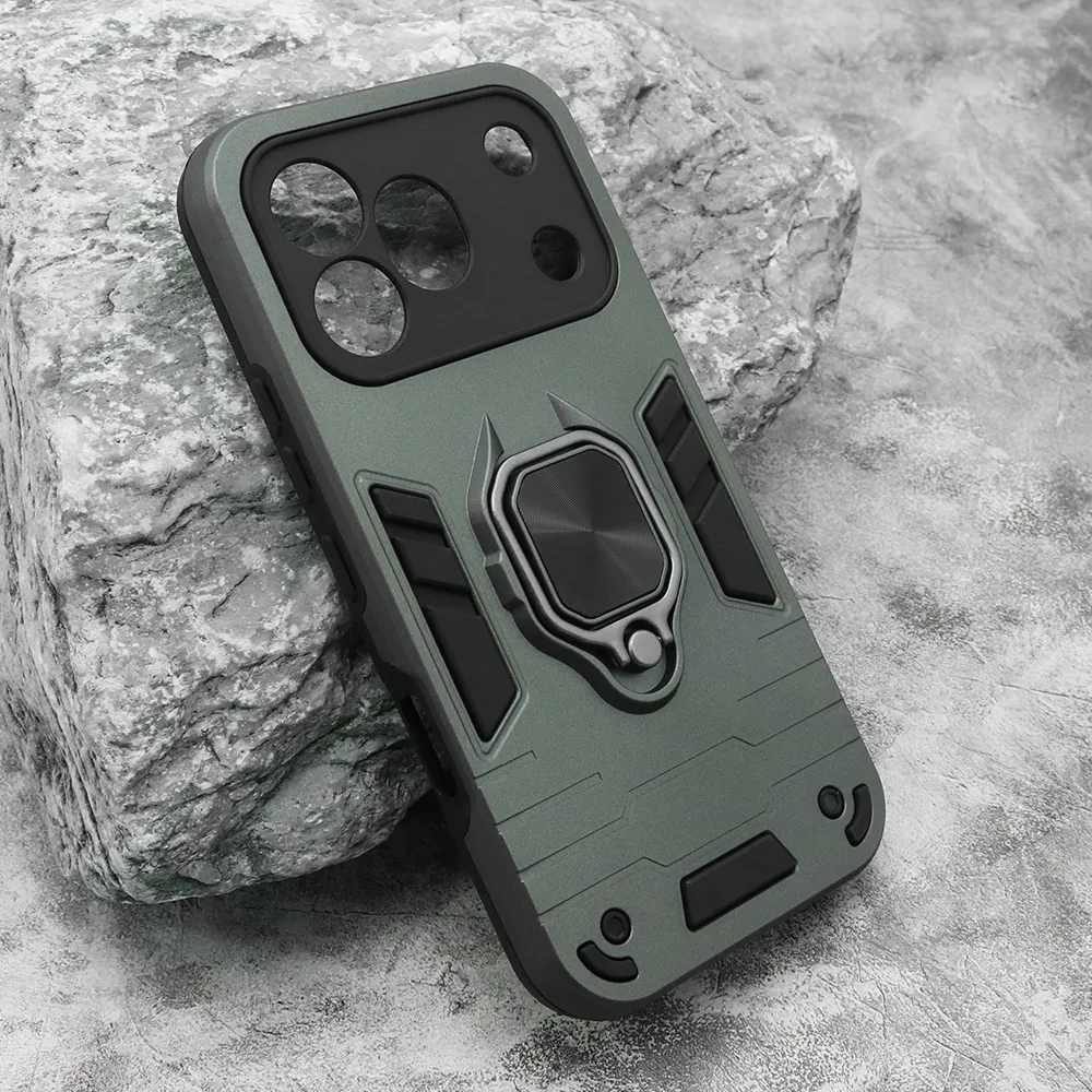 Futrola Square ring za Honor 600 Pro zelena