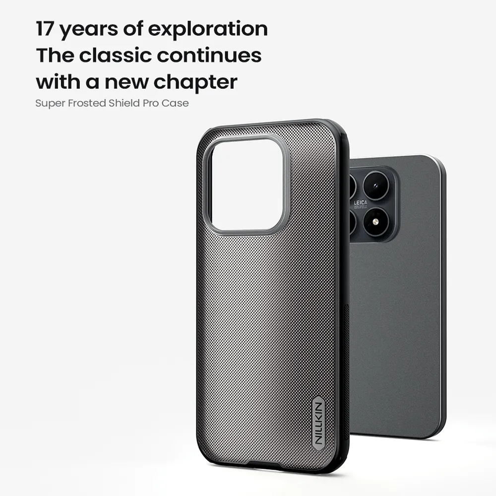 Futrola Nillkin Super Frost Shield Pro za Xiaomi 17 5G providno crna