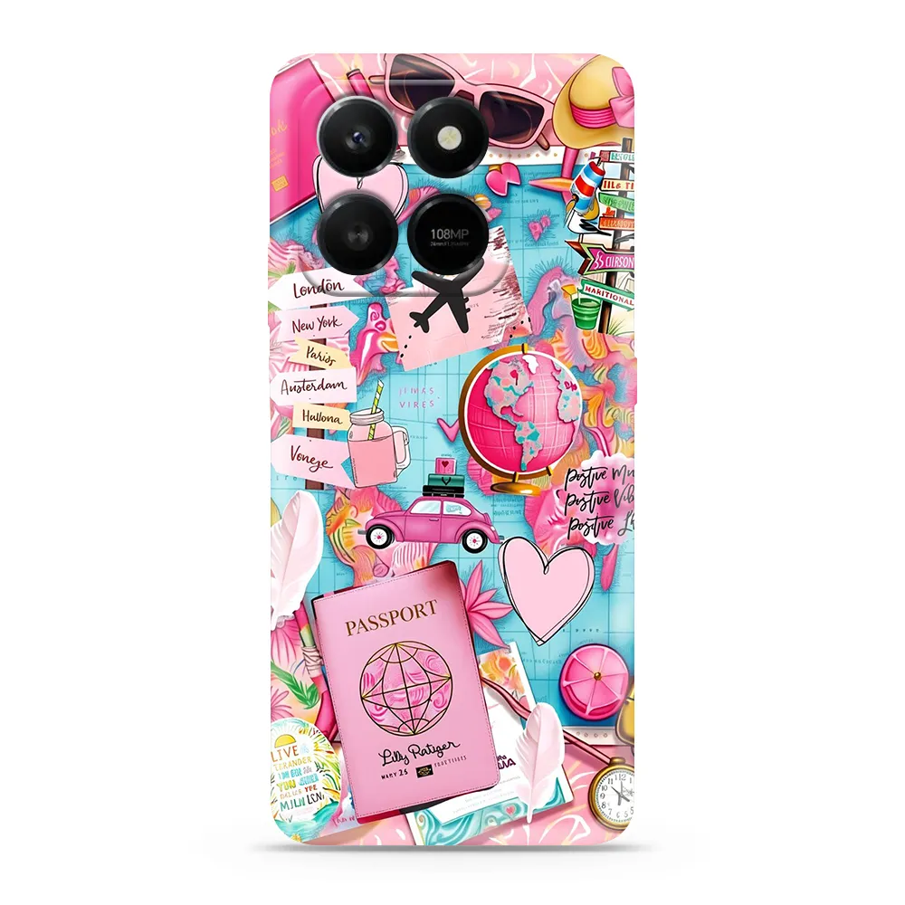 Futrola ULTRA TANKI PRINT CLEAR za Honor X7d SP029