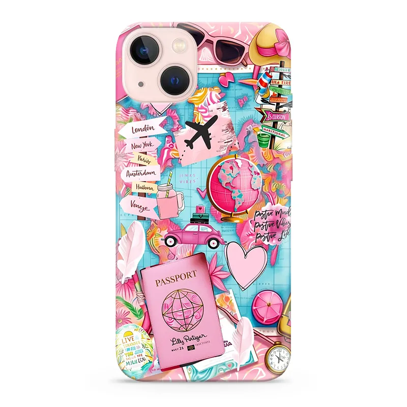 Futrola ULTRA TANKI PRINT CLEAR za iPhone 13 (6.1) SP029