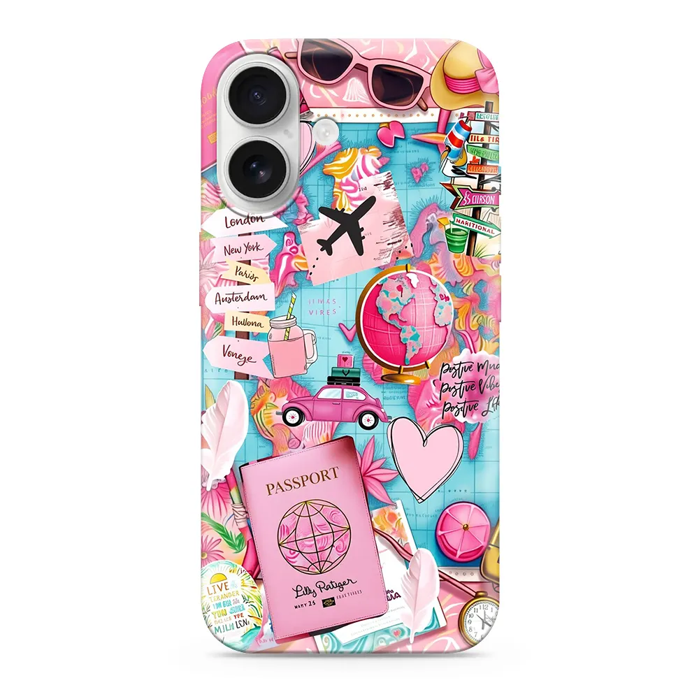 Futrola ULTRA TANKI PRINT CLEAR za iPhone 16 (6.1) SP029