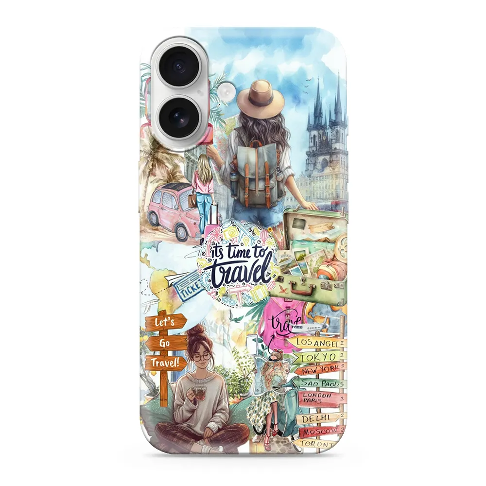 Futrola ULTRA TANKI PRINT CLEAR za iPhone 16 (6.1) SP031