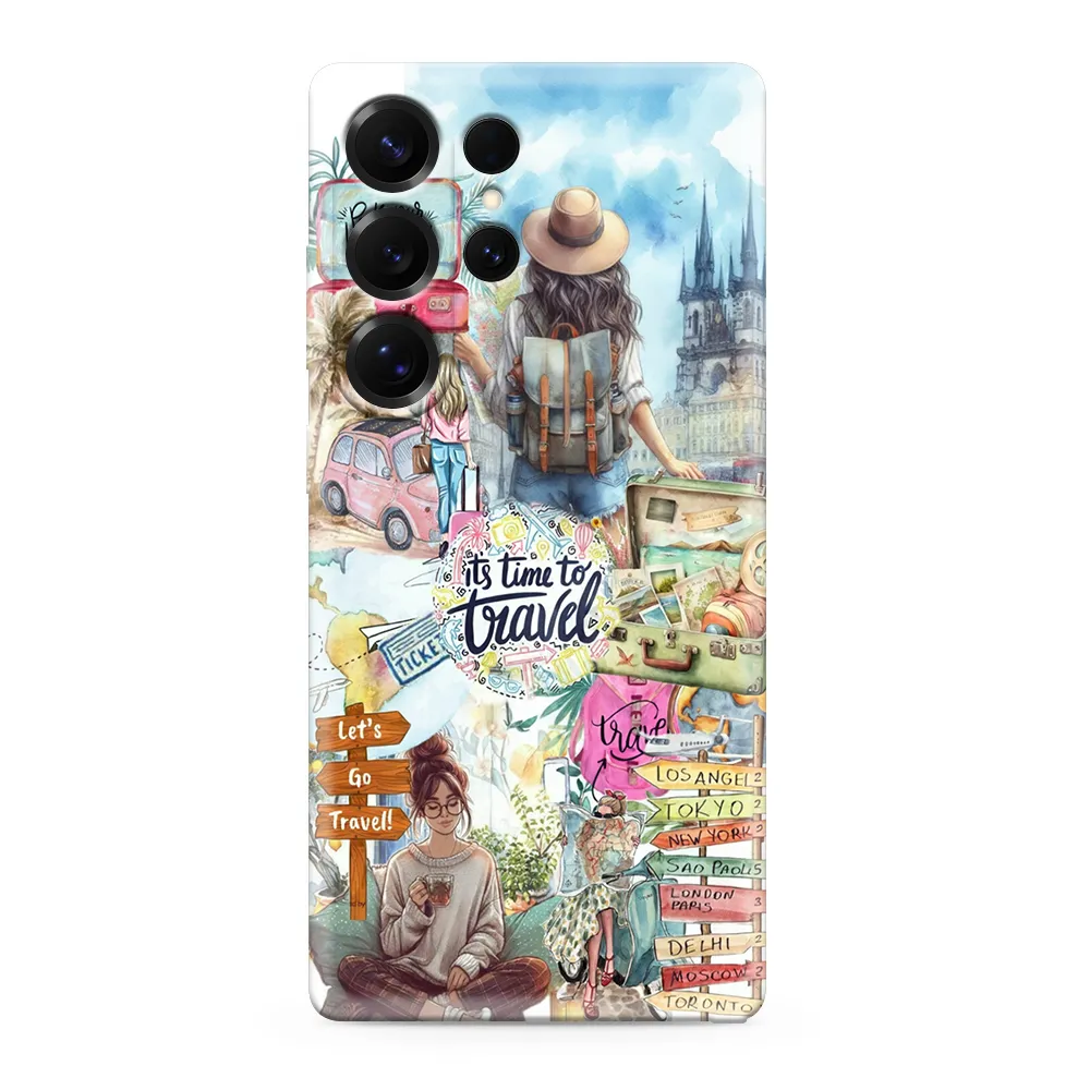 Futrola ULTRA TANKI PRINT CLEAR za Samsung S938B Galaxy S25 Ultra 5G SP031