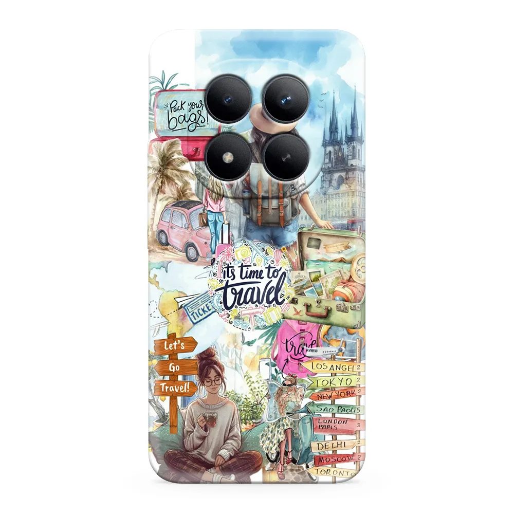 Futrola ULTRA TANKI PRINT CLEAR za Xiaomi Redmi Note 15 Pro 5G SP031