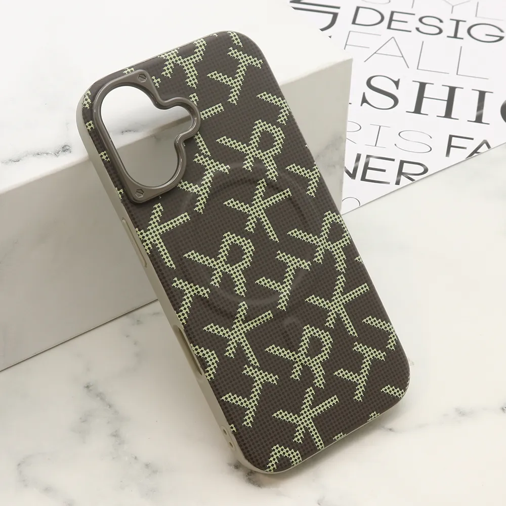 Futrola MONOGRAM MagSafe za iPhone 17 (6.3) siva
