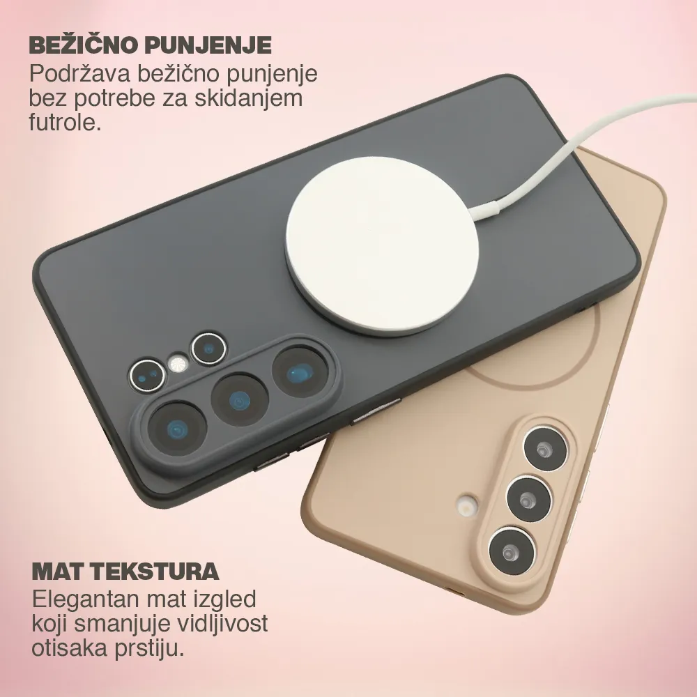 Futrola MagSafe MATTE LINE za Samsung S941B Galaxy S26 5G zelena