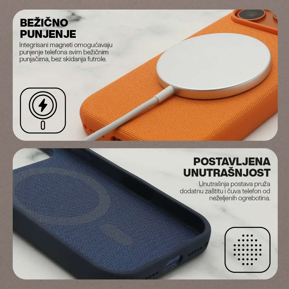 Futrola WOVEN MagSafe za Samsung S938B Galaxy S25 Ultra 5G ljubicasta
