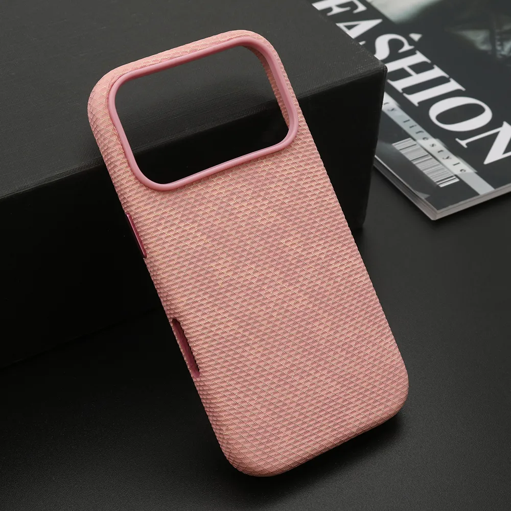 Futrola WOVEN TOUCH MagSafe za iPhone 17 Pro (6.3) roze