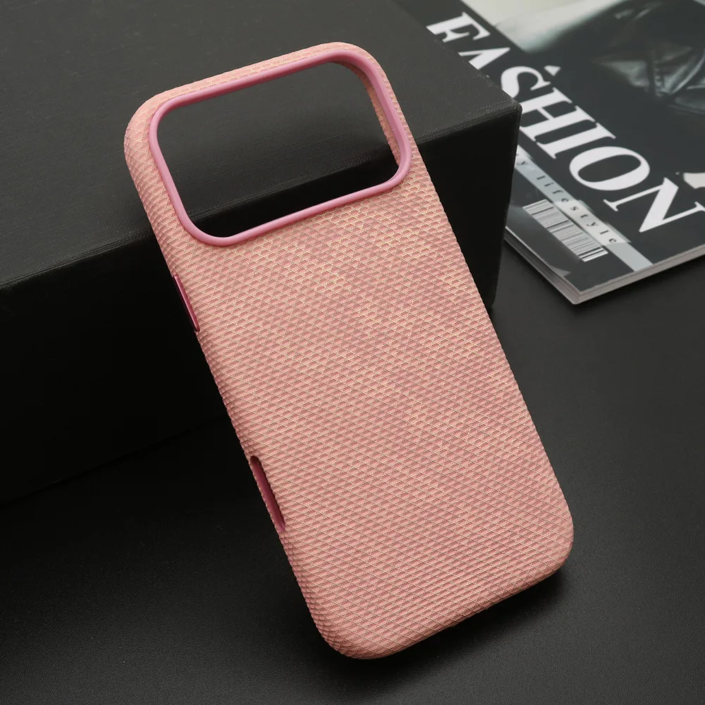 Futrola WOVEN TOUCH MagSafe za iPhone 17 Pro Max (6.9) roze