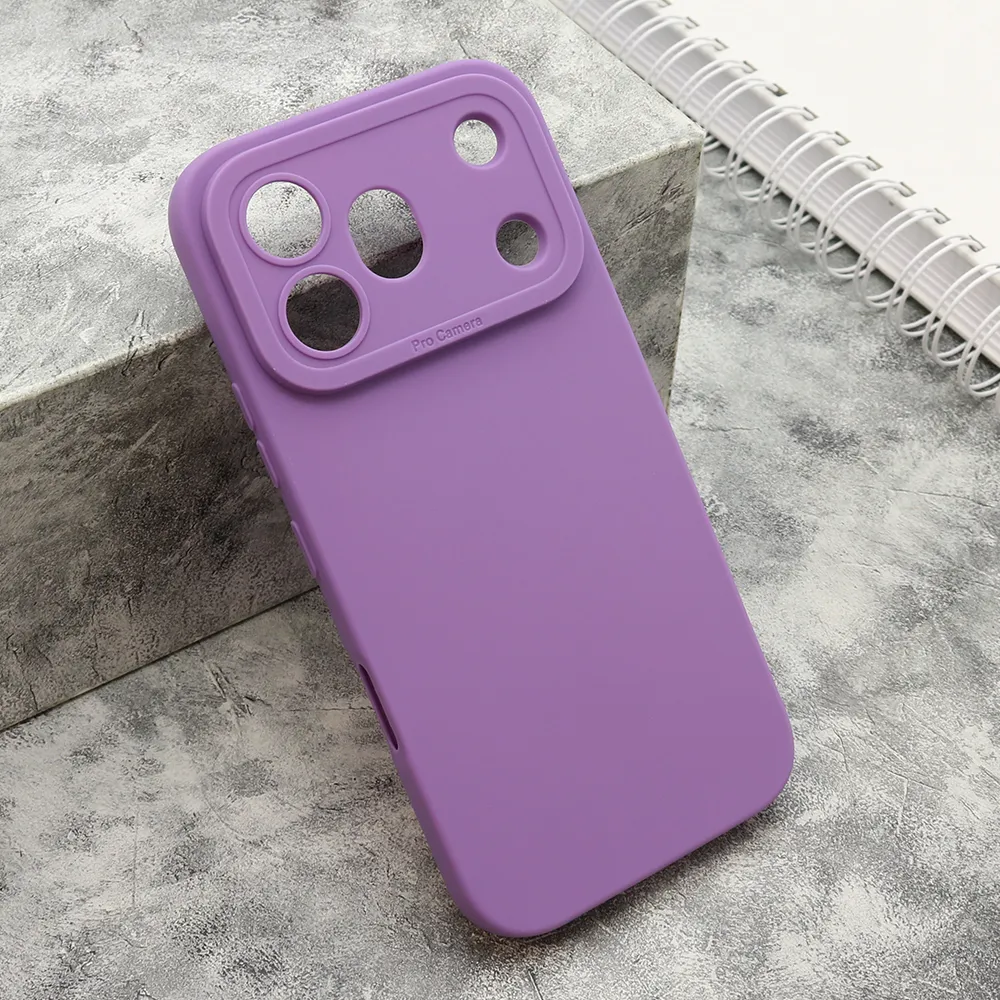 Futrola Silikon Pro Camera za Honor 600 Pro ljubicasta