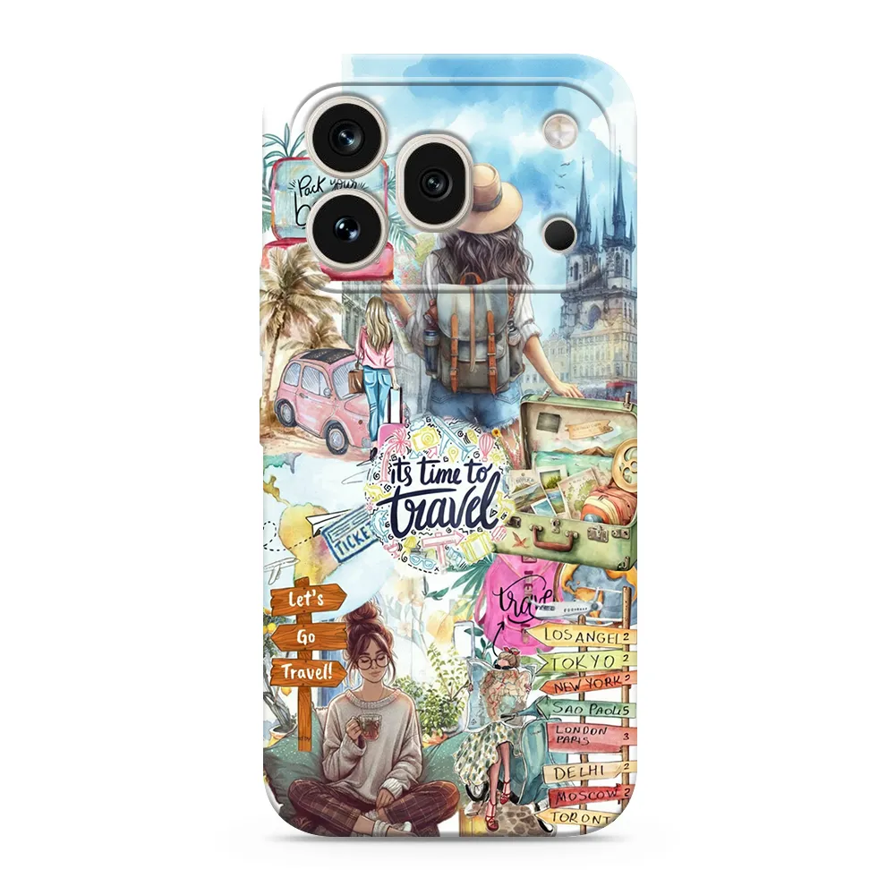 Futrola ULTRA TANKI PRINT CLEAR za Honor 600 Pro SP031