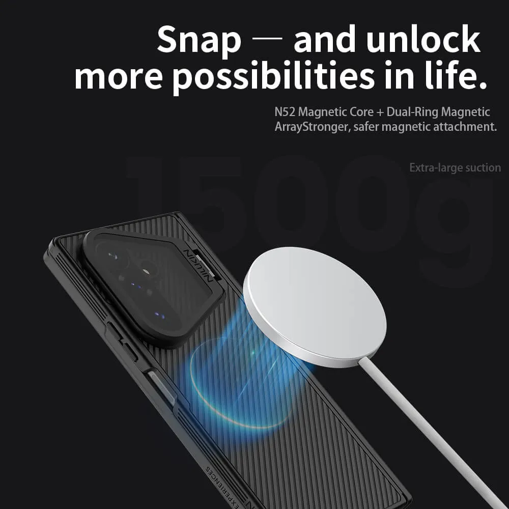 Futrola Nillkin Cam Shield Prop Magnetic za Samsung F976B Galaxy Z Fold 8 Ultra 5G crna