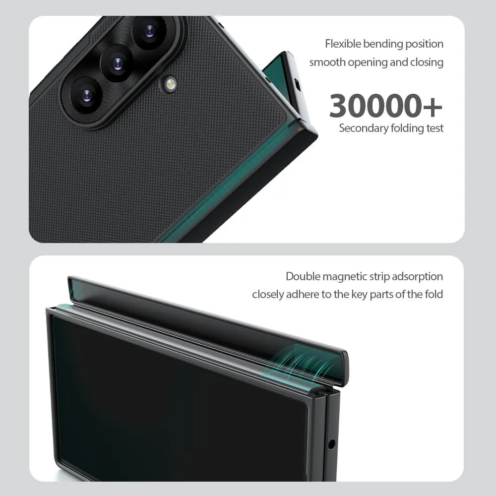 Futrola NILLKIN Frosted Shield Fold Magnetic za Samsung F976B Galaxy Z Fold 8 Ultra 5G crna