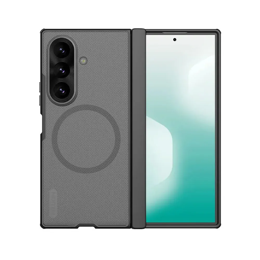 Futrola NILLKIN Frosted Shield Fold Magnetic za Samsung F976B Galaxy Z Fold 8 Ultra 5G providno crna
