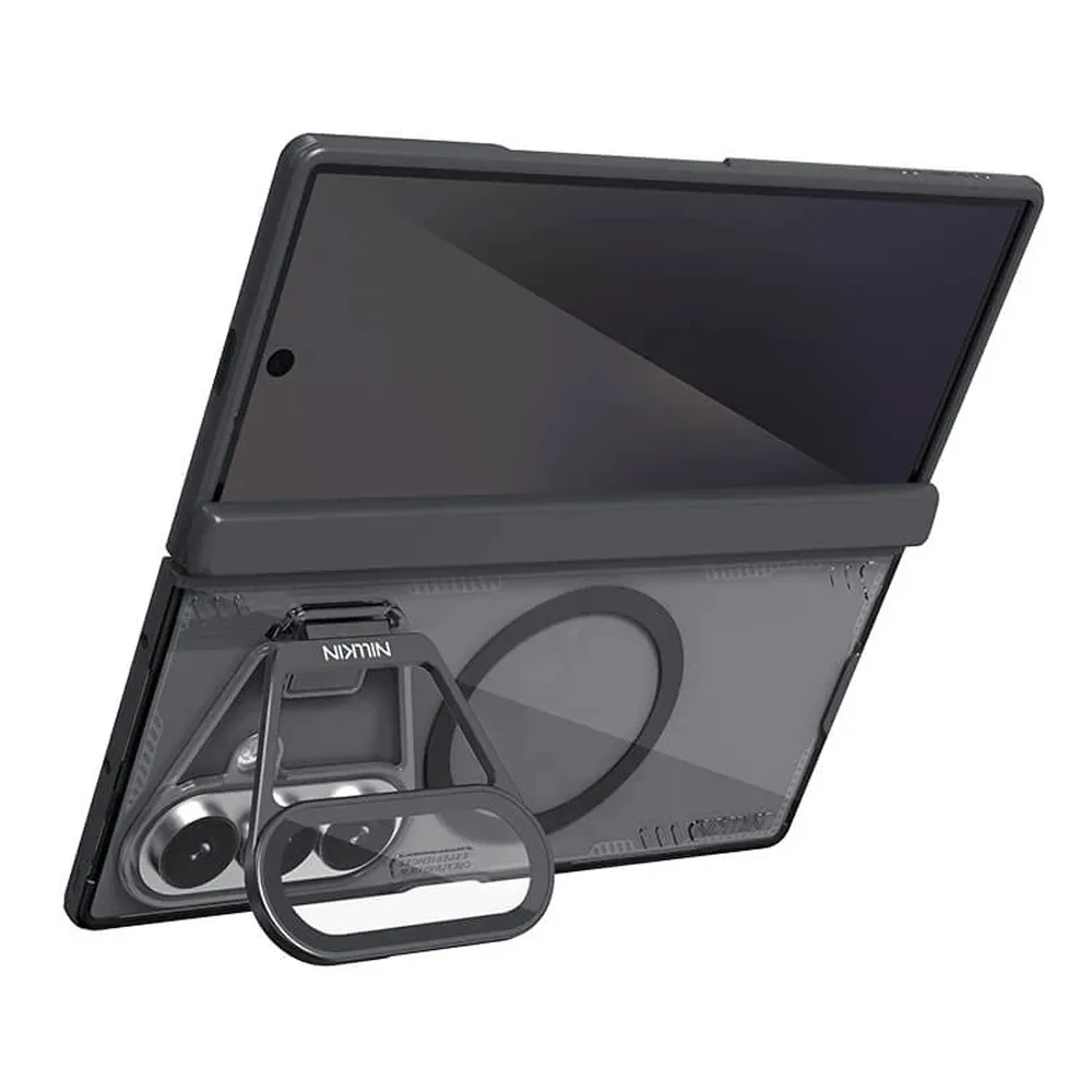 Futrola NILLKIN Iceblade Prop magnetic za Samsung F976B Galaxy Z Fold 8 Ultra 5G tamno siva