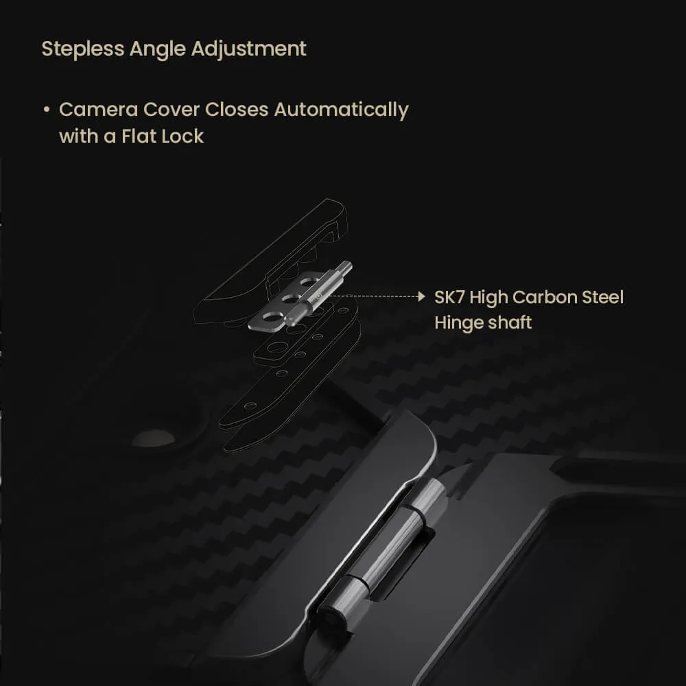 Futrola NILLKIN Carboprop magnetic za Samsung F976B Galaxy Z Fold 8 Ultra 5G crna