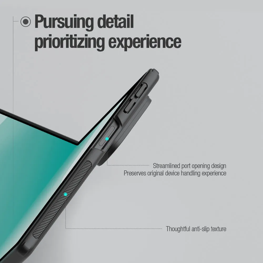 Futrola NILLKIN Frosted Shield Fold Magnetic za Samsung F971B Galaxy Z Fold 8 providno crna
