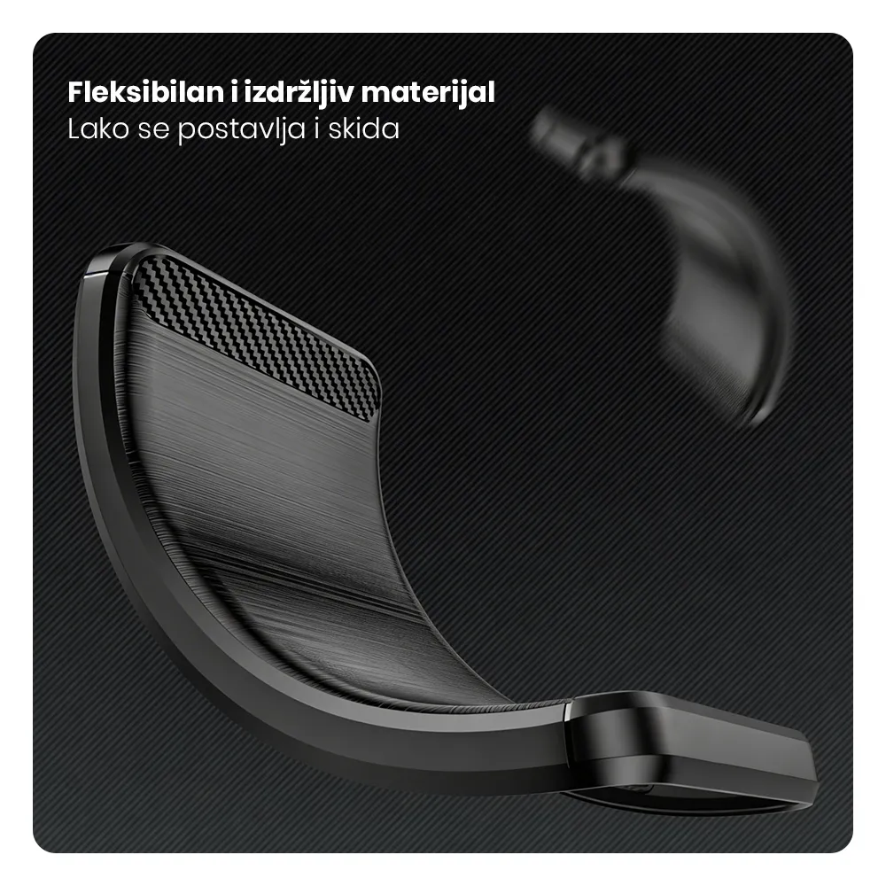 Futrola silikon BRUSHED za XIAOMI 17 ultra 5G crna