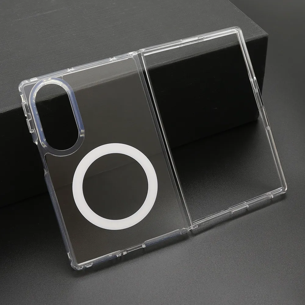 Futrola STANDARD MagSafe za Samsung Galaxy Z Fold 8 5G providna (bela)