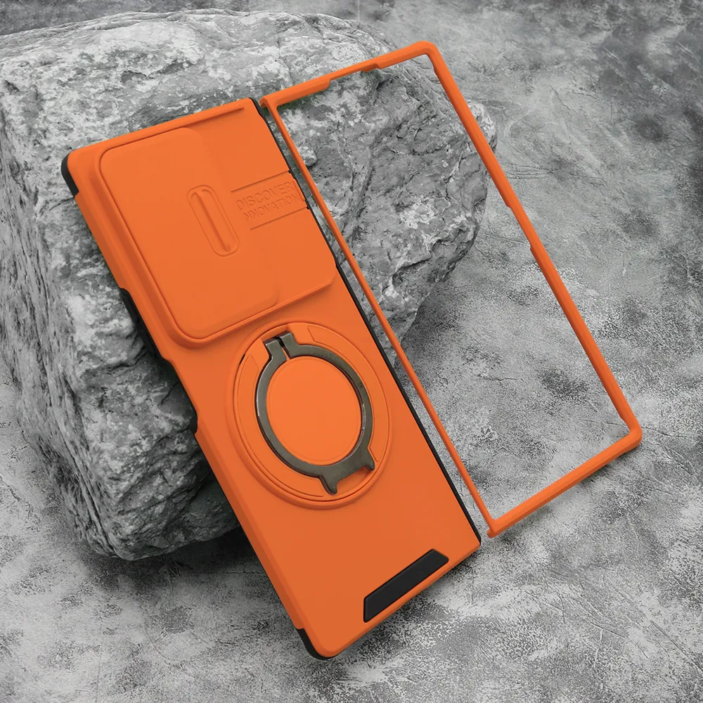 Futrola DEFENDER CAMSHIELD za Samsung Galaxy Z Fold 8 5G narandzasta