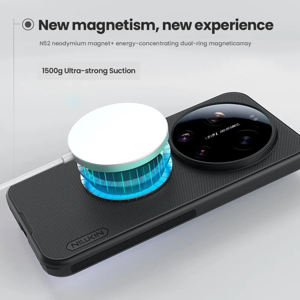 Futrola Nillkin Super Frosted Shield Pro Magnetic za Xiaomi 17 ultra 5G crna