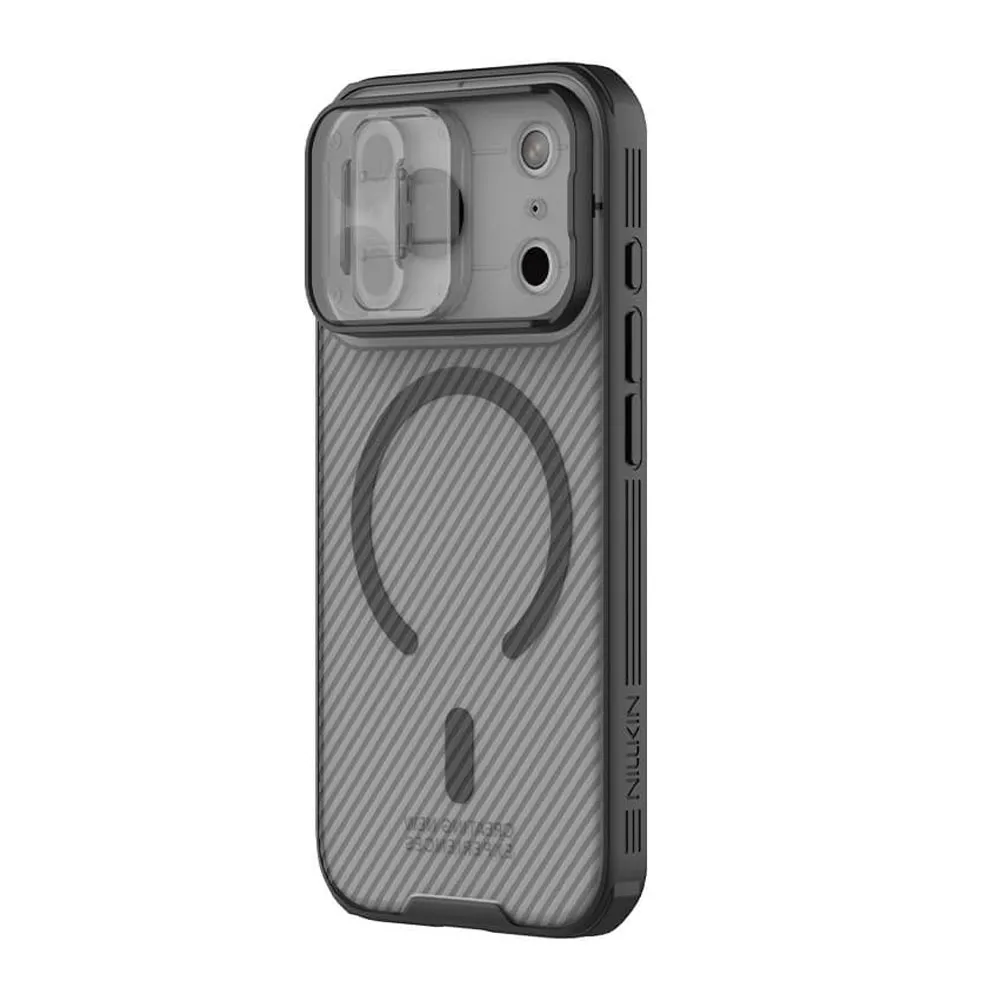 Futrola Nillkin Cam Shield Pro Magnetic za iPhone 17 Pro / 18 Pro (6.3) providno crna