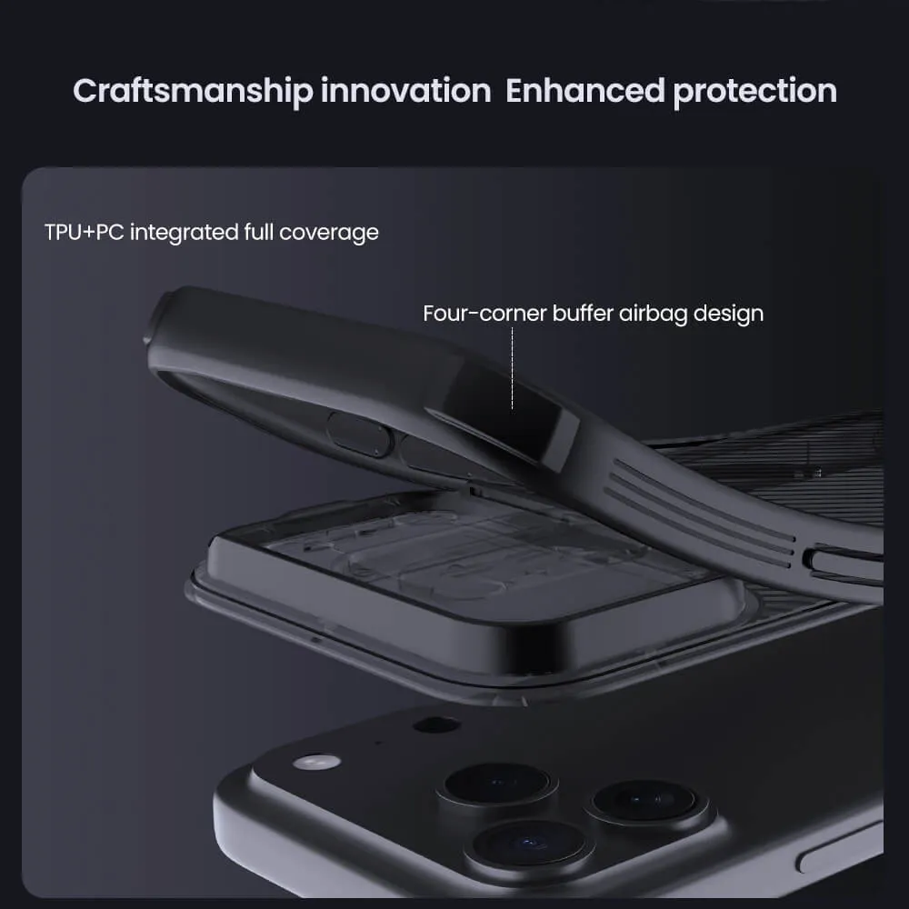 Futrola Nillkin Cam Shield Pro Magnetic za iPhone 17 Pro / 18 Pro (6.3) providno crna