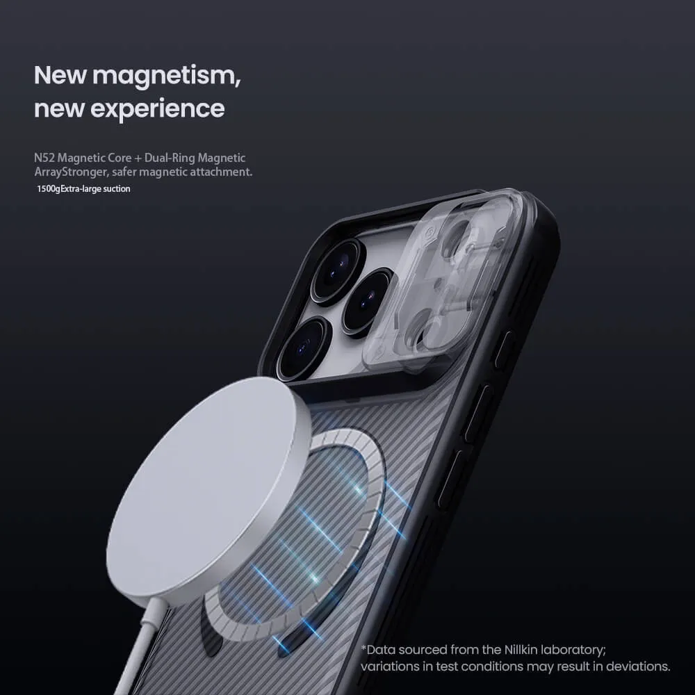 Futrola Nillkin Cam Shield Pro Magnetic za iPhone 17 Pro / 18 Pro (6.3) providno crna