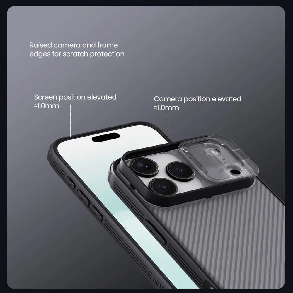 Futrola Nillkin Cam Shield Pro za iPhone 17 Pro / 18 Pro (6.3) providno crna