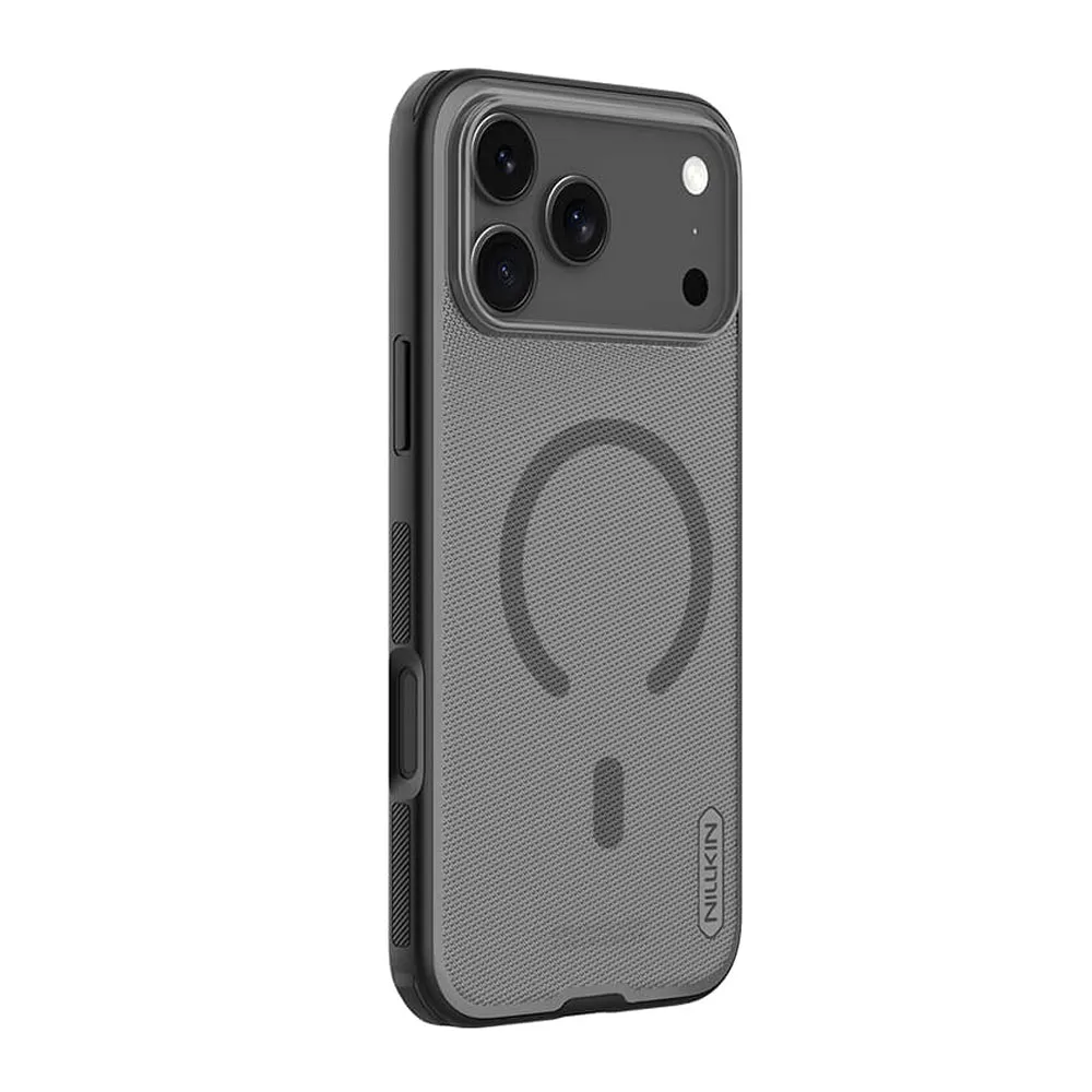 Futrola NILLKIN Super Frost PRO MAGNETIC za iPhone 17 Pro / 18 Pro (6.3) providno crna