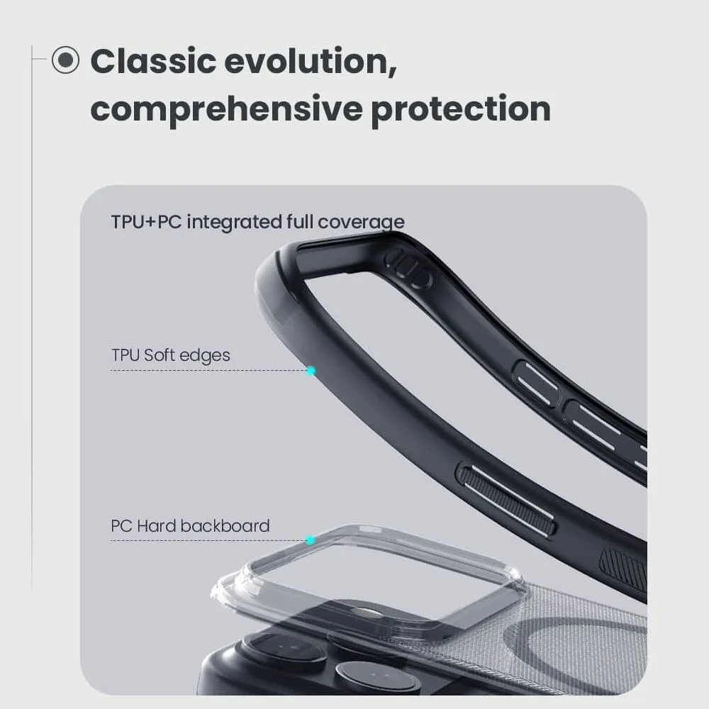 Futrola NILLKIN Super Frost PRO MAGNETIC za iPhone 17 Pro / 18 Pro (6.3) providno crna