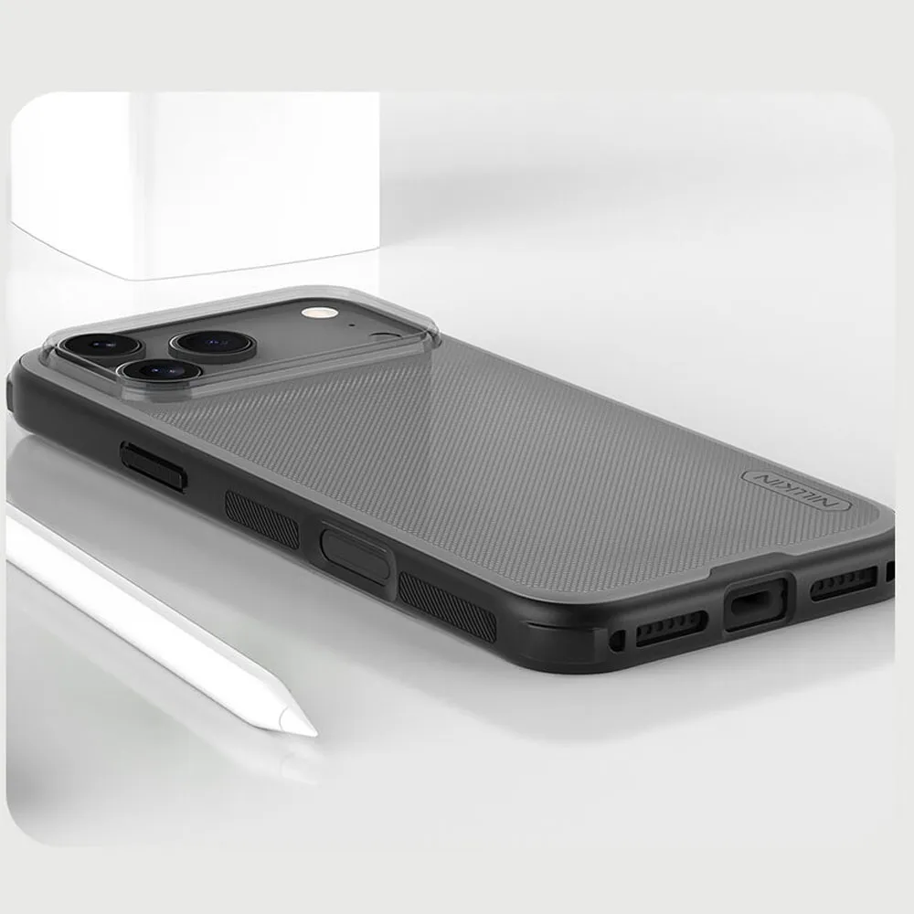 Futrola NILLKIN Super Frost PRO za iPhone 17 Pro / 18 Pro (6.3) providno crna
